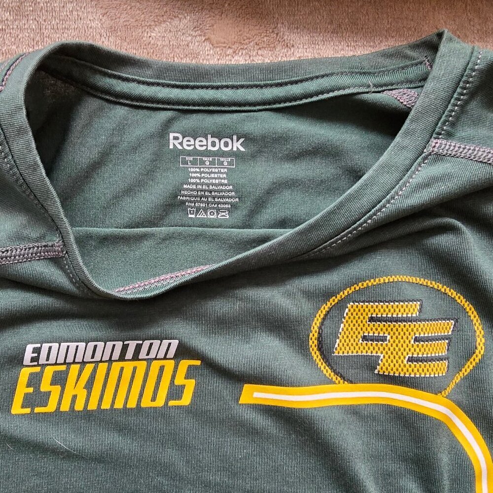 Edmonton Eskimo Reebok T shirt rare - Picture 3 of 7